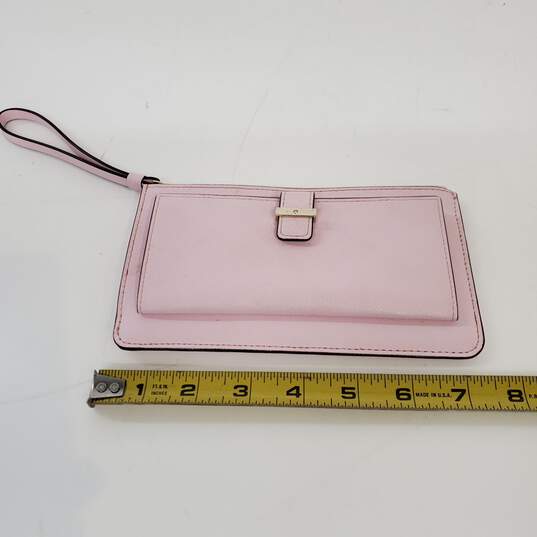 Kate Spade New York Pink Leather Wristlet Wallet image number 4