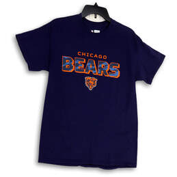 Mens Blue Chicago Bears Short Sleeve Crew Neck Pullover T-Shirt Size M