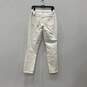 NWT Womens White Light Wash Distressed High-Rise Skinny Denim Jeans Size 29/8 image number 2