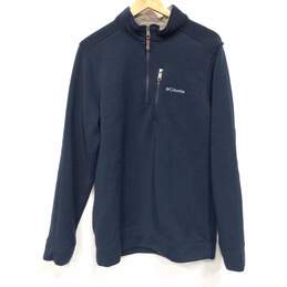 Columbia Men's Blue Sweater Jacket Size L