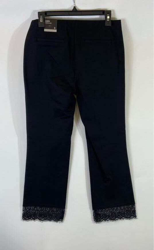 Alfani Black Lace Ankle Pants - Size 6 NWT image number 4