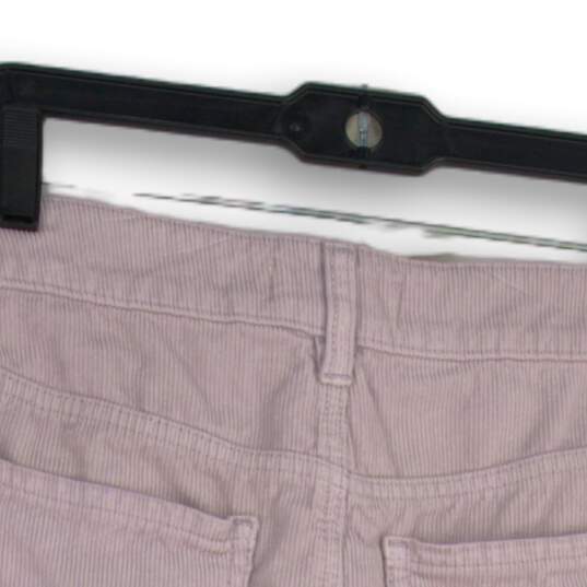 Pacsun Womens Lavender Corduroy Flat Front 5-Pocket Design Mini Skirt Size 26 image number 4