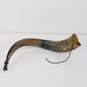 Vintage Steer Horn  with Chain /  Cow Ceremonial Horn image number 5