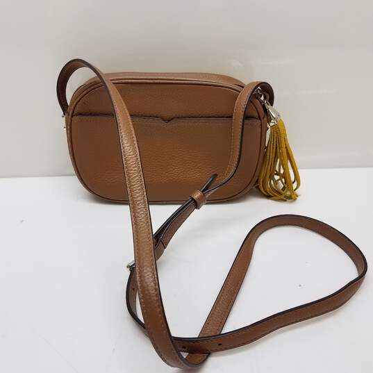 Buy the Kate Spade New York Women's Chartreuse/Brown Crossbody Mini Purse  Bag
