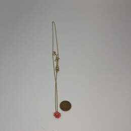 Designer Kate Spade Gold-Tone Flower Classic Pendant Necklace w/ Dustbag alternative image