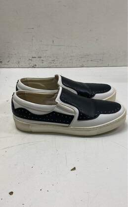 Collection Privee? Leather Duo Tone Slip-Ons Multicolor 7.5