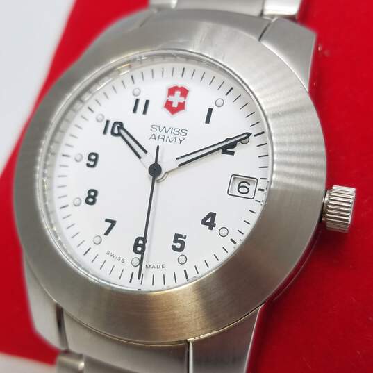 Men's Swiss Army Stainless Steel Watch image number 3