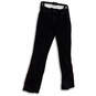 Womens Black Denim Dark Wash Pocket Embroidered Flames Bootcut Jeans Size 6 image number 1