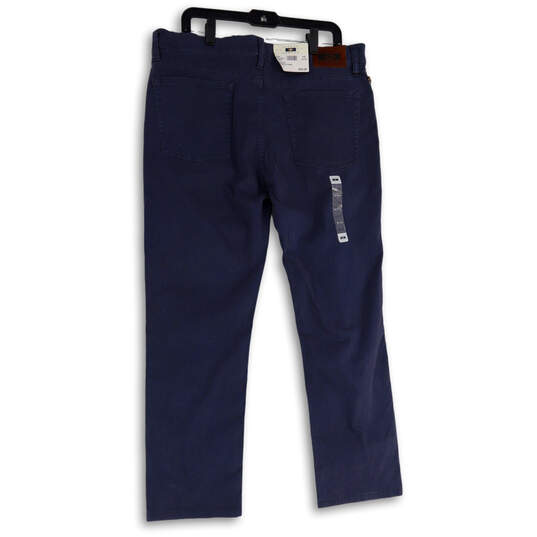 NWT Mens Blue Denim Medium Wash 5-Pocket Design Straight Leg Jeans Sz 36X30 image number 2