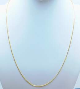 14K Yellow Gold Fancy Chain Necklace 3.4g