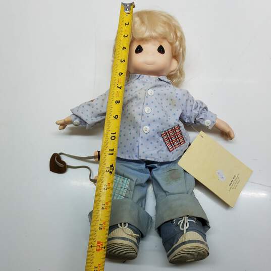 Vintage 90s Precious Moments Philip #1035 16 In. Doll image number 3