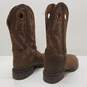 Dan Post Abram Square Toe Brown Leather Western Boots Men's Size 9.5D image number 4