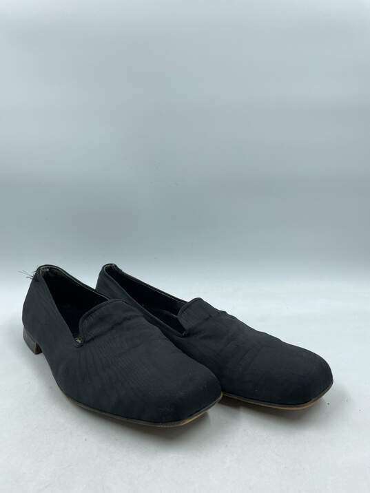 Henry Maxwell London Black Square-Toe Loafers M 10 image number 3