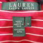 Ralph Lauren Women Red/White Button Up Sz 1X image number 3