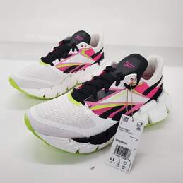 Reebok Women's FloatZig 1 White/Pink Running Shoes Size 8.5 NWT