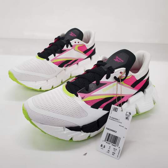 Reebok Women's FloatZig 1 White/Pink Running Shoes Size 8.5 NWT image number 1