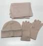 Calvin Klein Pink Rhinestone Beanie Scarf Gloves Box Set image number 2