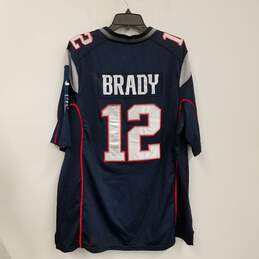 Nike Men's New England Patriots Brady #12 Navy Jersey Sz. XL alternative image