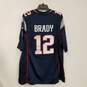 Nike Men's New England Patriots Brady #12 Navy Jersey Sz. XL image number 2