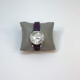 Designer Coach Water Resistant Adjustable Strap Round Quartz Analog Wristwatch