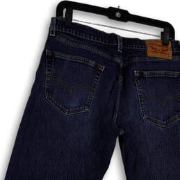 Mens Blue Denim Medium Wash Pockets Stretch Straight Leg Jeans Size 32/32 alternative image