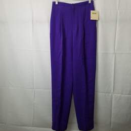 30720803 Purple Silk Pants Womens Size 6