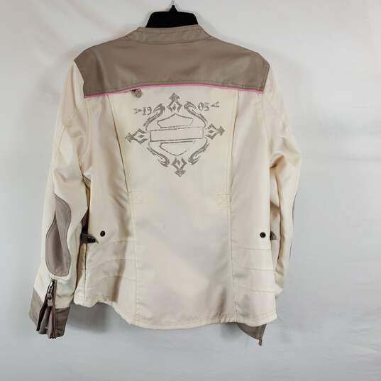 Harley Davidson Women Cream Jacket XL image number 2