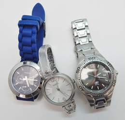 Fossil Silver Tone His & Hers Watches 227.8g