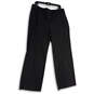 Womens Gray Flat Front Elastic Waist Pull-On Wide leg Ankle Pants Size 18 image number 1
