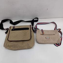 2pc Bundle of Women's Tommy Hilfiger Crossbody Bags