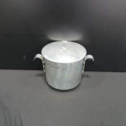 Vintage Hammered Aluminum Ice Bucket
