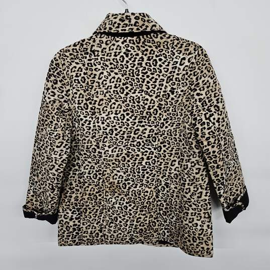 Quilted Animal-Print Leopard Jacket image number 2