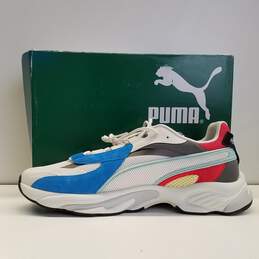 Puma RS Connect Lazer Vaporous Grey Energy Blue Athletic Shoes Men's Size 13 alternative image