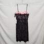NWT Laundry WM's Sleeveless Black Lace & Pink Lining Cocktail Dress Size 8 image number 2