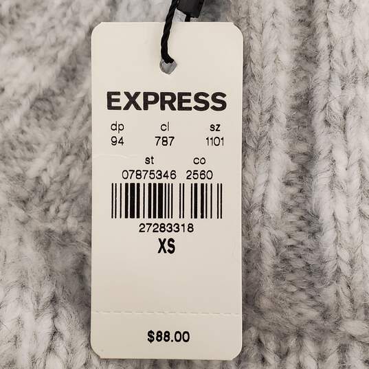 Express Women Grey Sweater Dress XS NWT image number 4