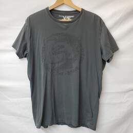 Diesel "Only The Brave" Logo Short Sleeve T-Shirt in Muted Green Size XXL