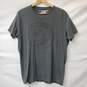 Diesel "Only The Brave" Logo Short Sleeve T-Shirt in Muted Green Size XXL image number 1