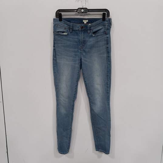 J. Crew Women's Blue Cotton Blend Stretch Jeans Size 28/30 image number 1