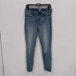 J. Crew Women's Blue Cotton Blend Stretch Jeans Size 28/30