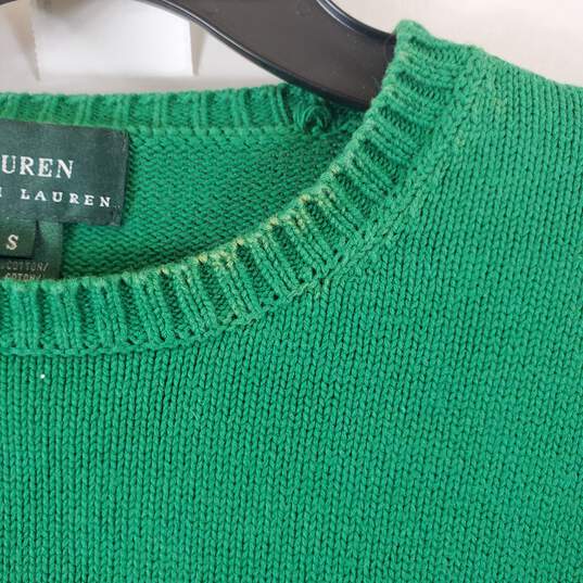 Lauren Ralph Lauren Unisex Green Sweater SZ S image number 3