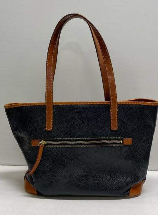 Dooney & Bourke Black Leather Tote Bag image number 2