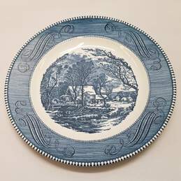 Currier and Ives Dinner Plates  6 Royal China 10in  Plates alternative image