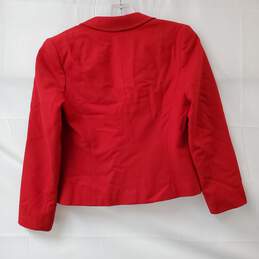 Pendleton Petite Red Blazer Suit 100% Wool Size 6 alternative image