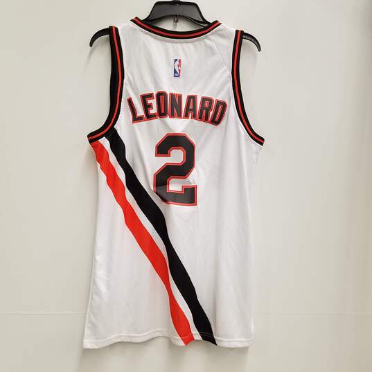 Nike Buffalo Braves/L.A. Clippers Leonard #2 White Jersey Sz. L image number 2