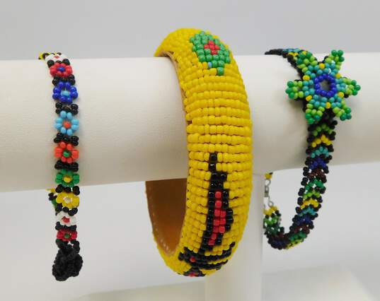 Artisan Seed Bead Colorful Necklaces & Bracelets 307.8g image number 2
