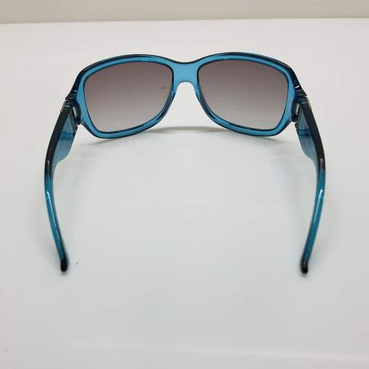 AUTHENTICATED Christian Dior Promenade 2 Blue Round Cat Eye Womens Sunglasses image number 4