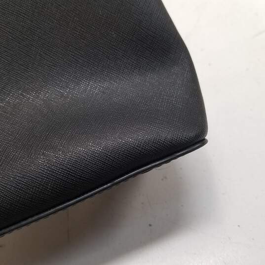 Buy the Michael Kors Saffiano Leather Dome Crossbody Bag Black