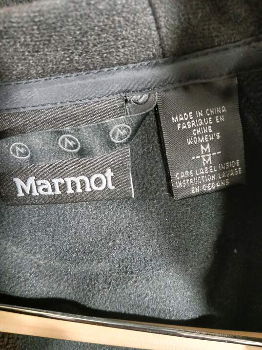 Marmot Faux Fur Trim Full Zip Hooded Jacket Size M image number 3