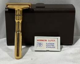 Vintage Merkur Soligen Gold Razor alternative image