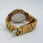 Michael Kors 37mm Case Signature Gold Tone Men's Stainless Steel Quartz Watch image number 9